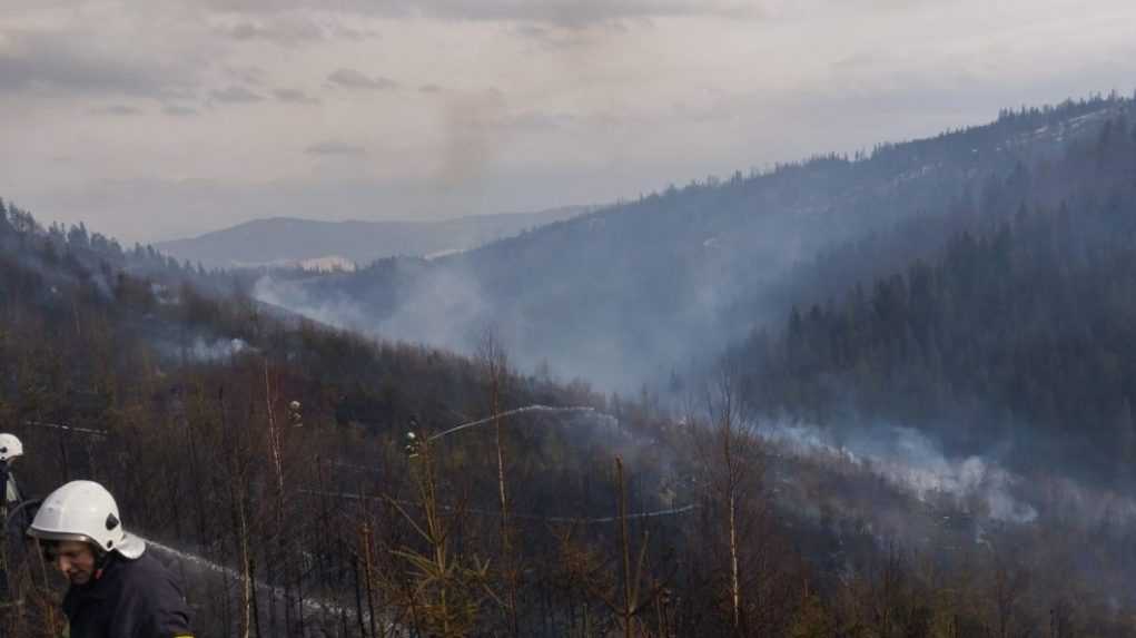 V lese na Orave vypukol požiar: Hasiči dostali oheň pod kontrolu, prácu im komplikuje silný vietor