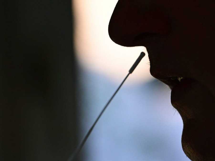 Testovanie domácim antigénovým testom na koronavírus.