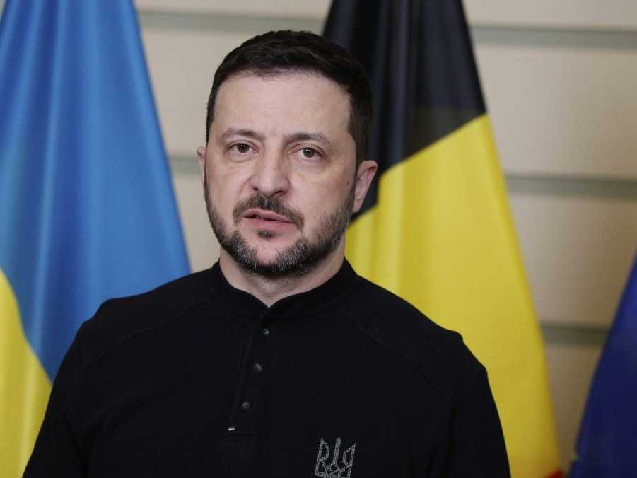 Zelenskyj v Bruseli 6. 3. 2025