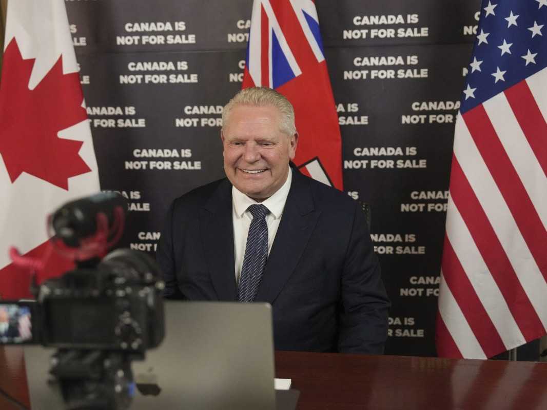 Premiér Ontaria Doug Ford.