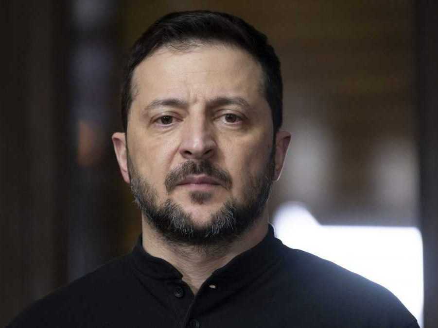 Na snímke ukrajinský prezident Volodymyr Zelenskyj.