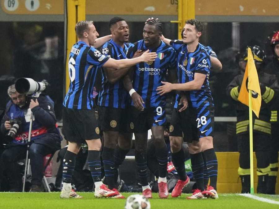 Inter Miláno Liga majstro futbal