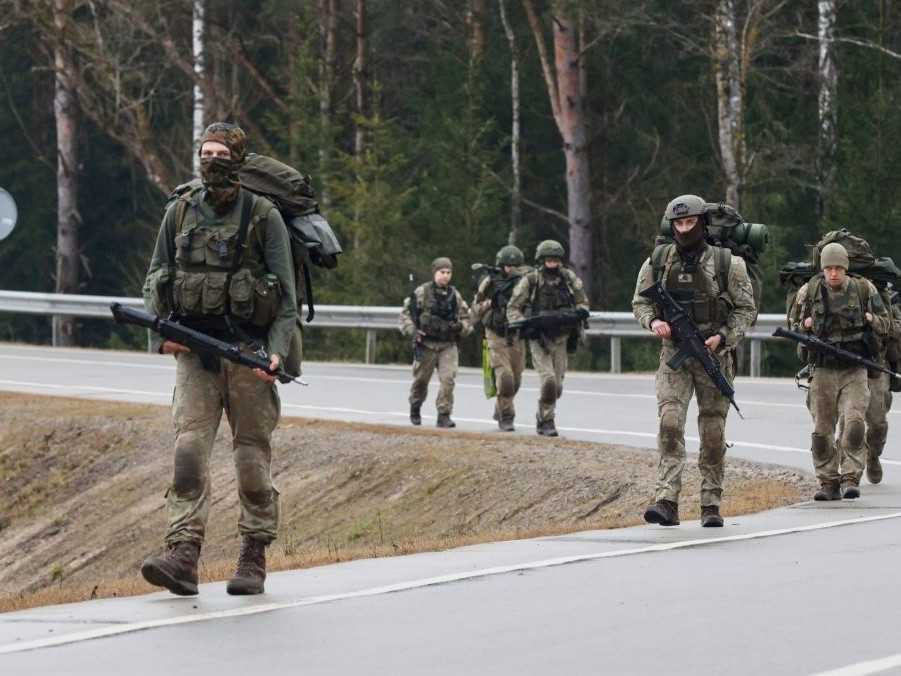 Vojenské cvičenie v Litve.