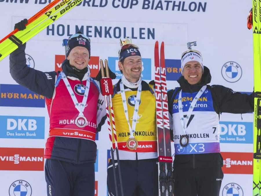 VIDEO: Lägreid zvíťazil v stíhačke v Osle a získal veľký aj malý glóbus. Borguľa pri premiére posledný