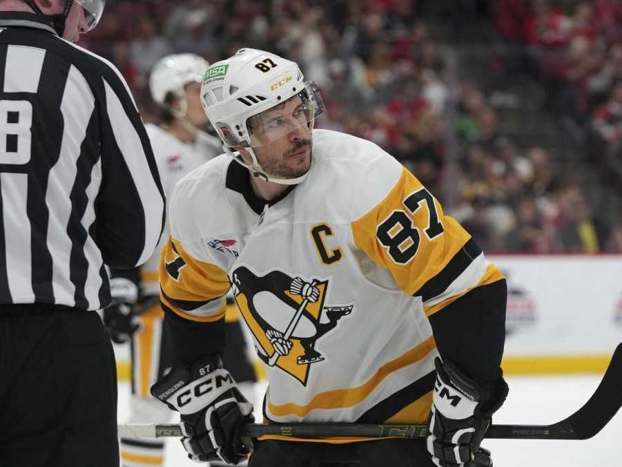 Na snímke Sidney Crosby.