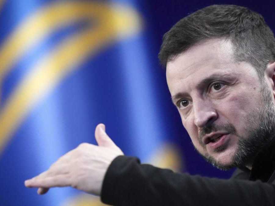 Ukrajinský prezident Volodymyr Zelenskyj.