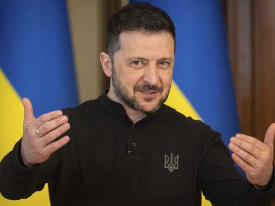 Ukrajinský prezident Volodymyr Zelenskyj.