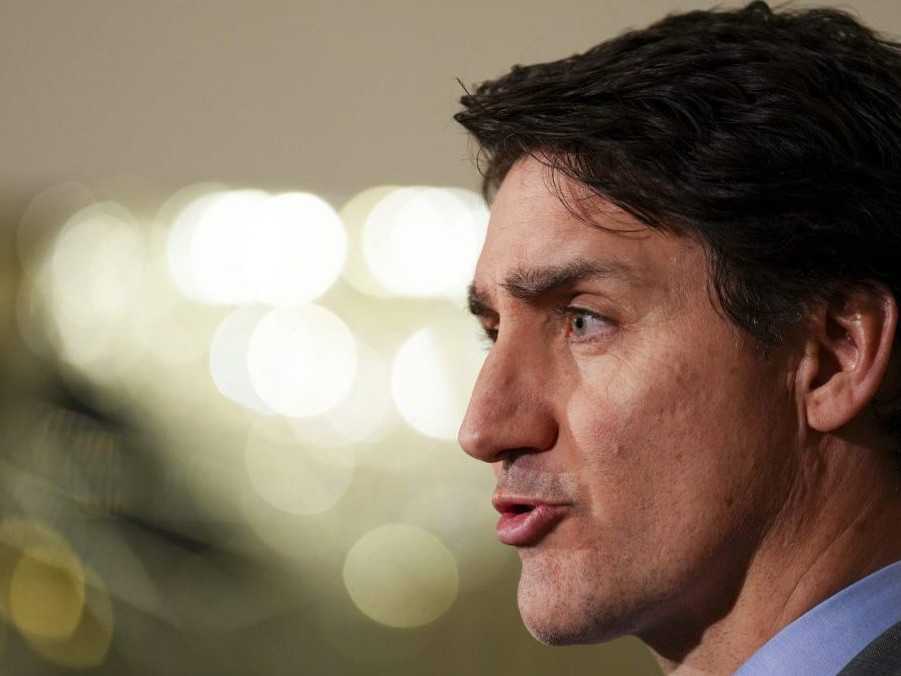 Na snímke kanadský premiér Justin Trudeau.