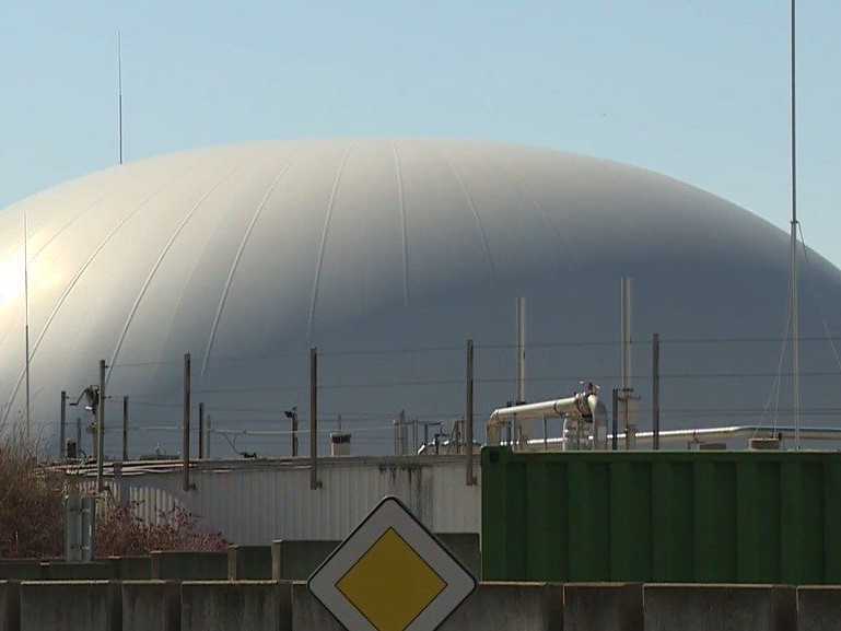 Na ilustračnej snímke bioplynová stanica v Šamoríne.