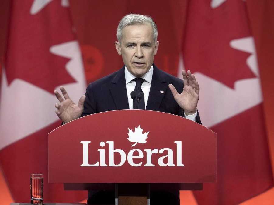 Nový líder kanadskej Liberálnej strany Mark Carney.