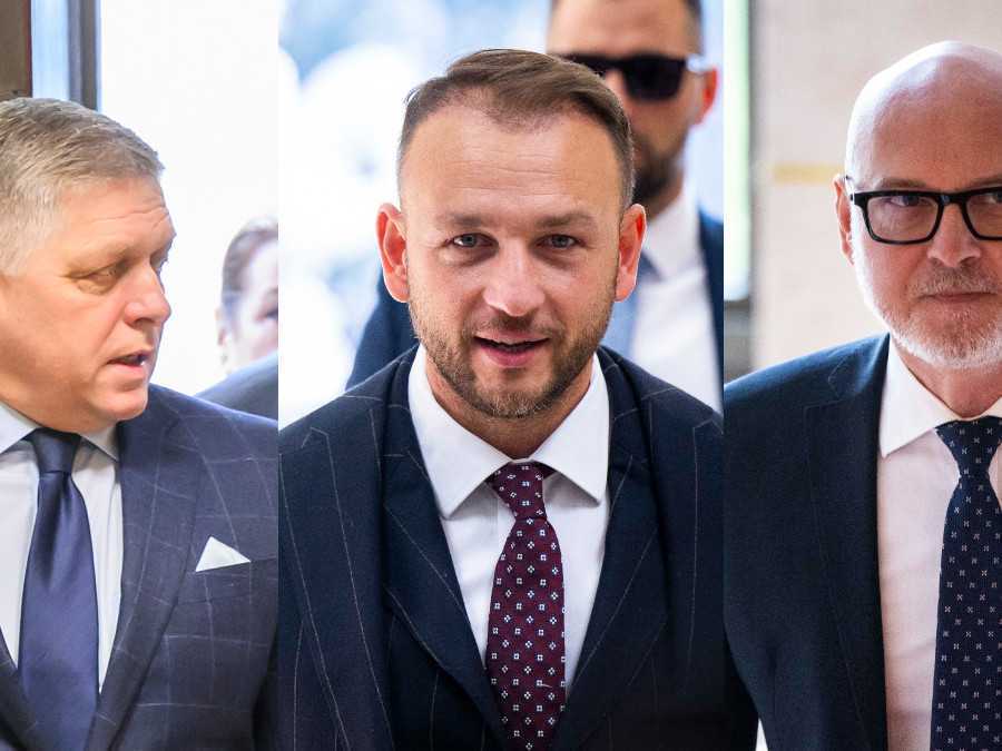 Zľava R. Fico, M. Šutaj Eštok a B. Gröhling.