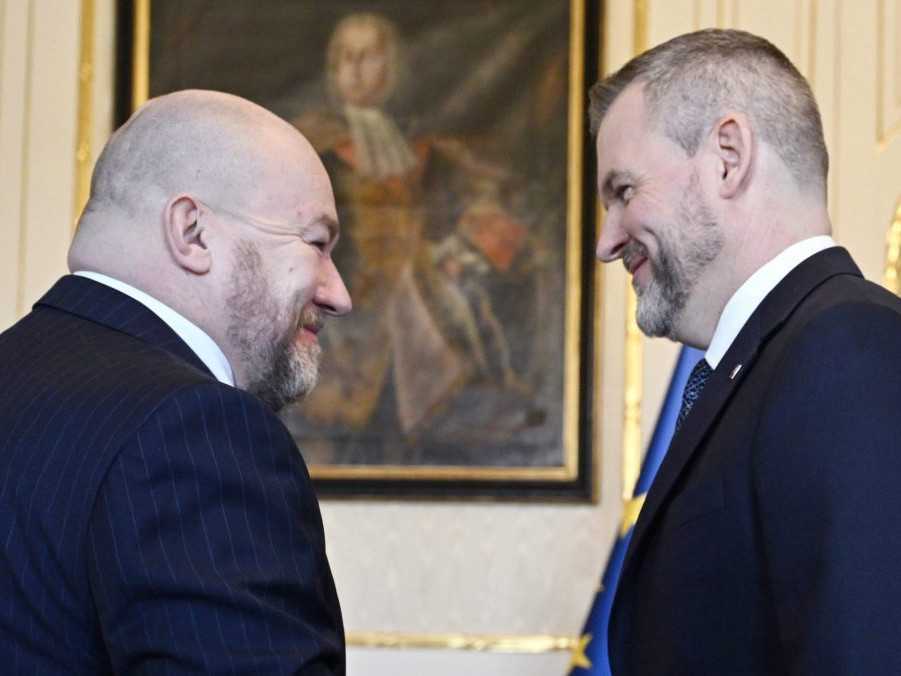 Rudolf Huliak a prezident Peter Pellegrini.