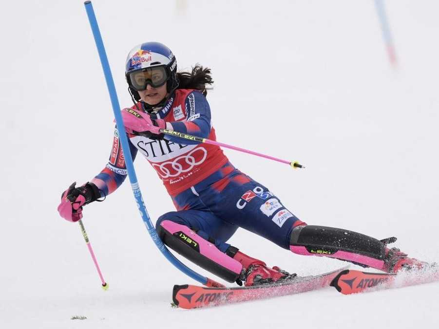 Chorvátska lyžiarka Zrinka Ljutičová.