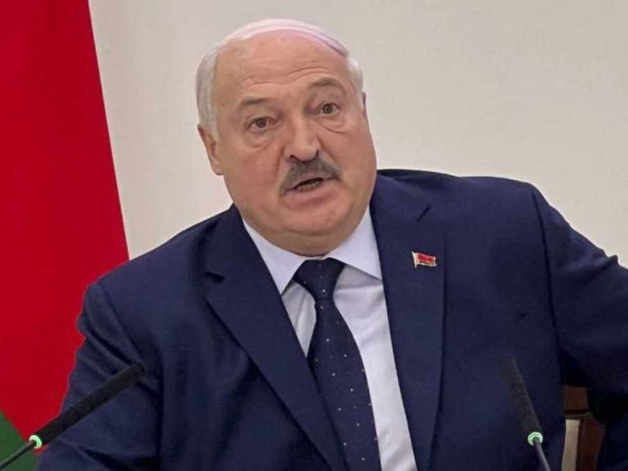 Na snímke Alexandr Lukašenko.