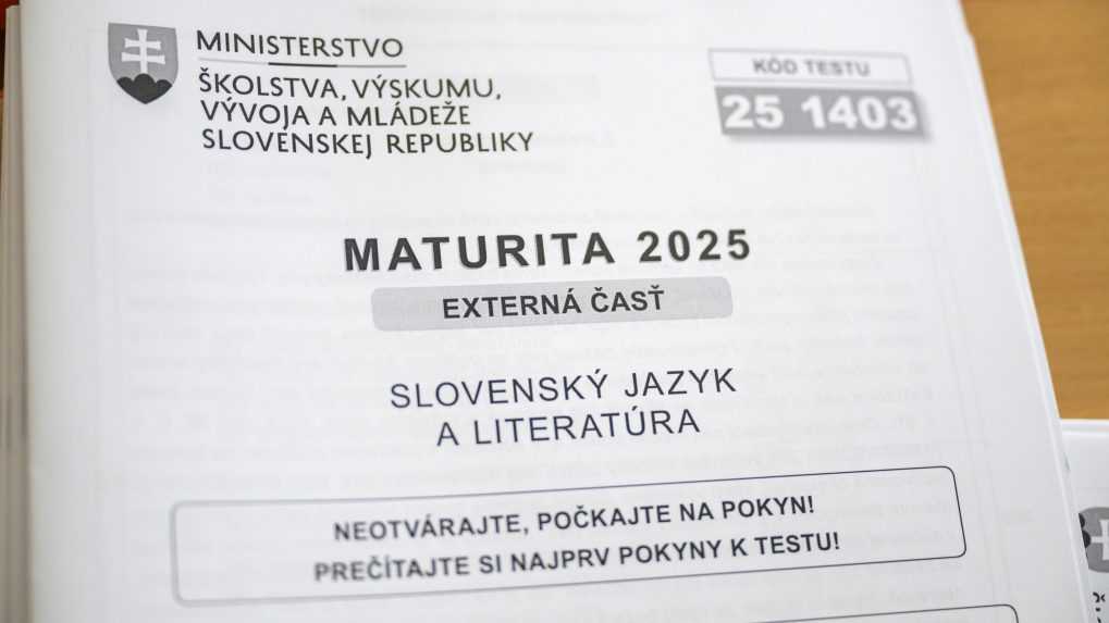 Maturita zo slovenského jazyka: Vyskúšajte si tohtoročný test