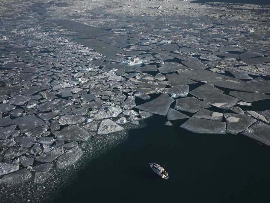 Na ilustračnej snímke morský ľad.