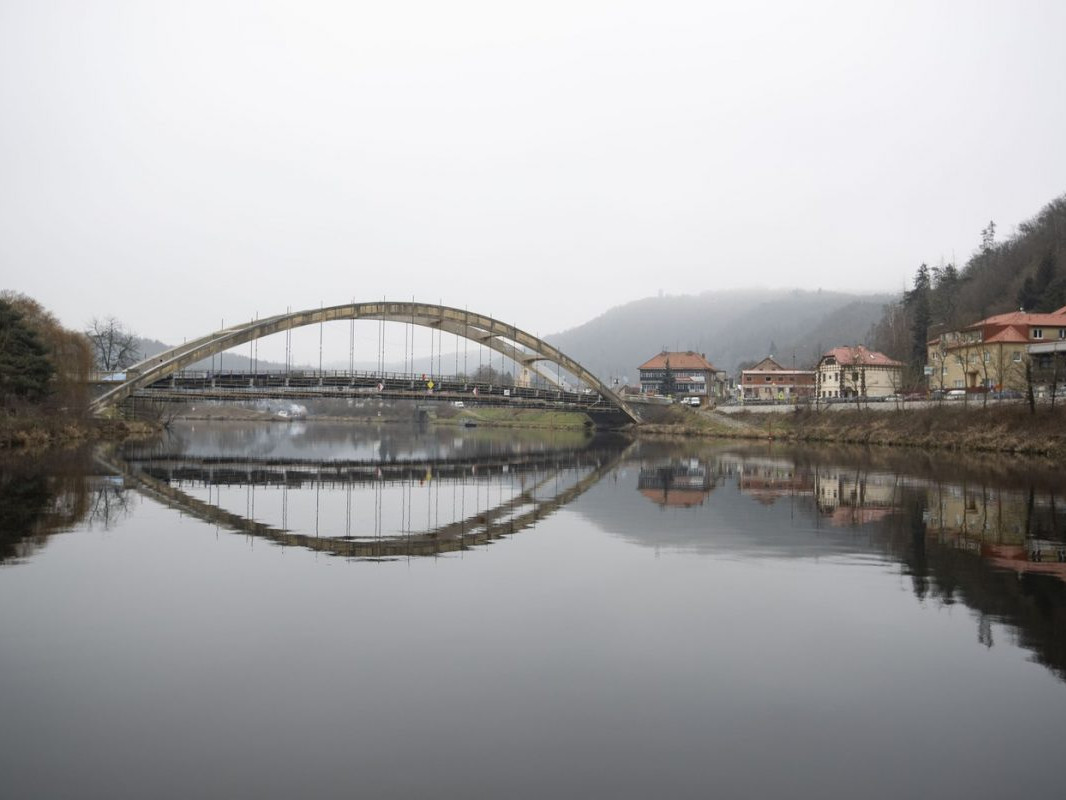 Na snímke sú Štěchovice.