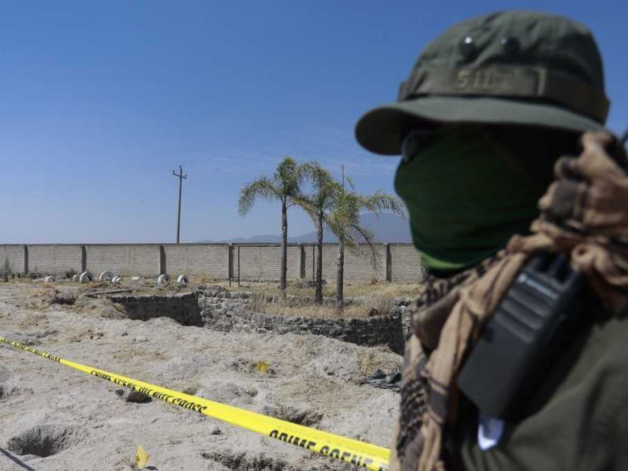 Na snímke miesto nájdených pozostatkov.