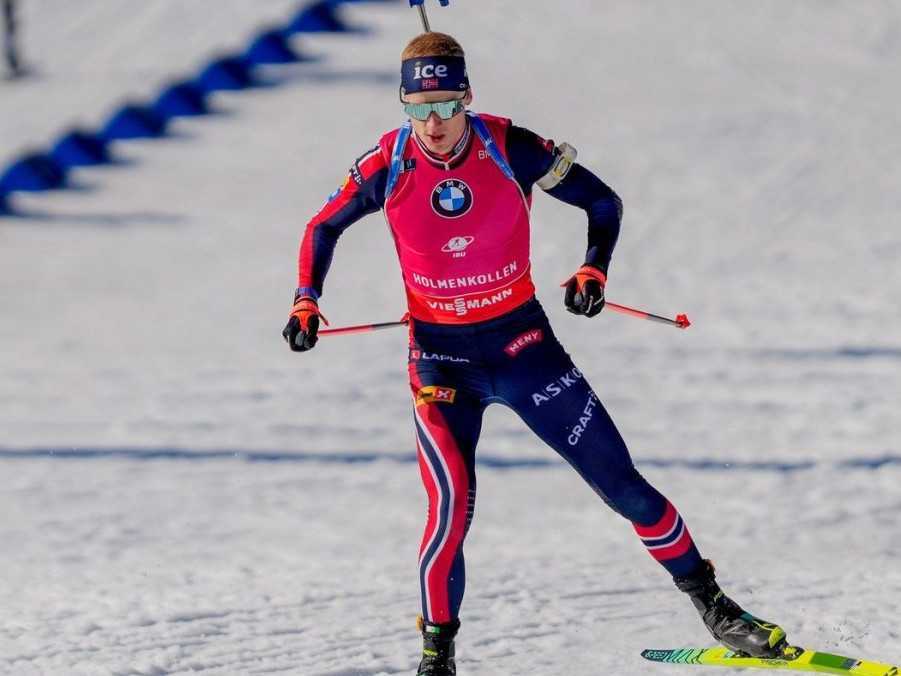 Nórsky biatlonista Johannes Thingnes Bö.