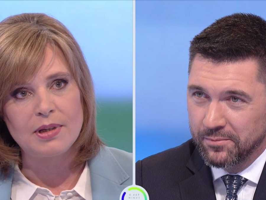 Veronika Remišová a Richard Takáč v relácii O 5 minút 12.