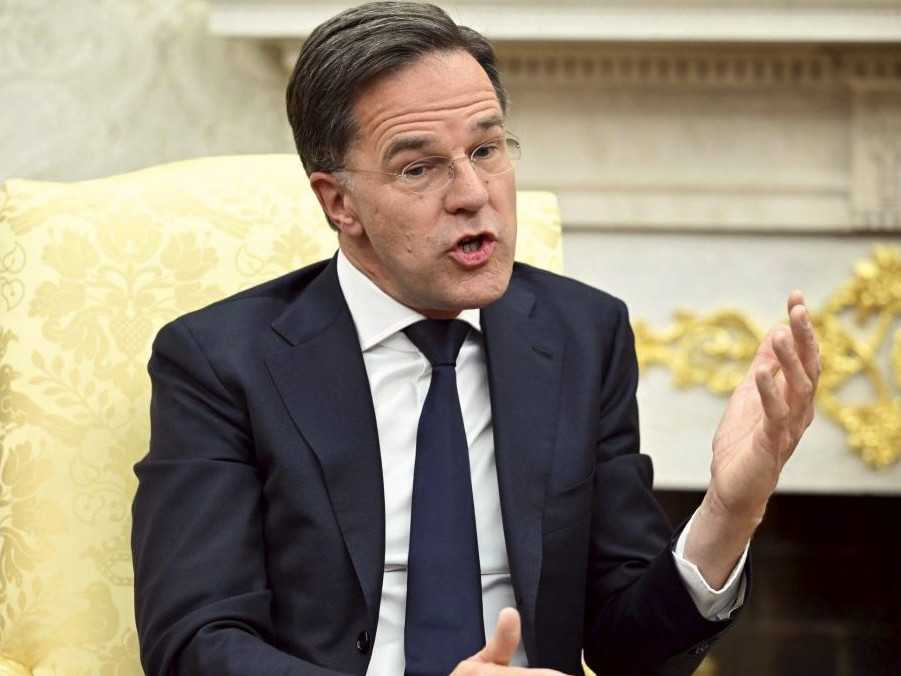 Na snímke Mark Rutte.