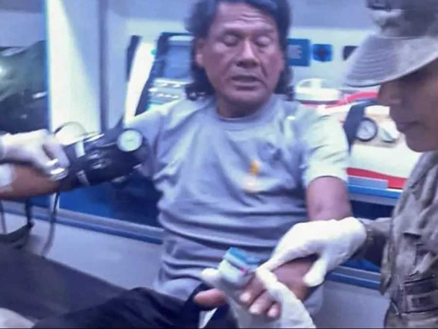 Na snímke peruánsky rybár Maximo Napa Castro.