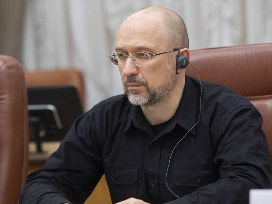 Na snímke premiér Ukrajiny Denys Šmyhal.