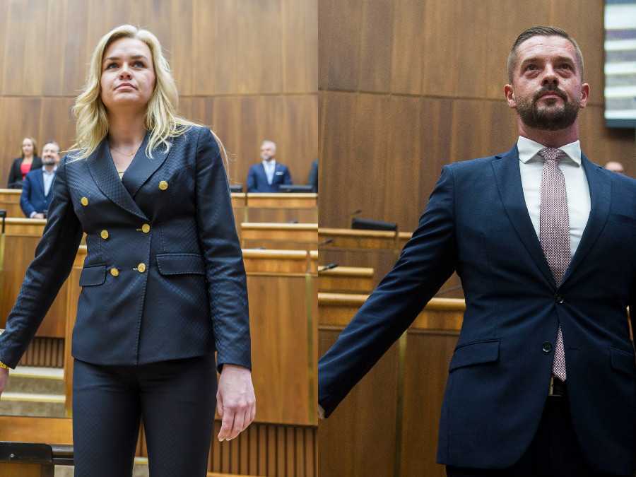 Andrea Szabóová a Ján Hrubý.