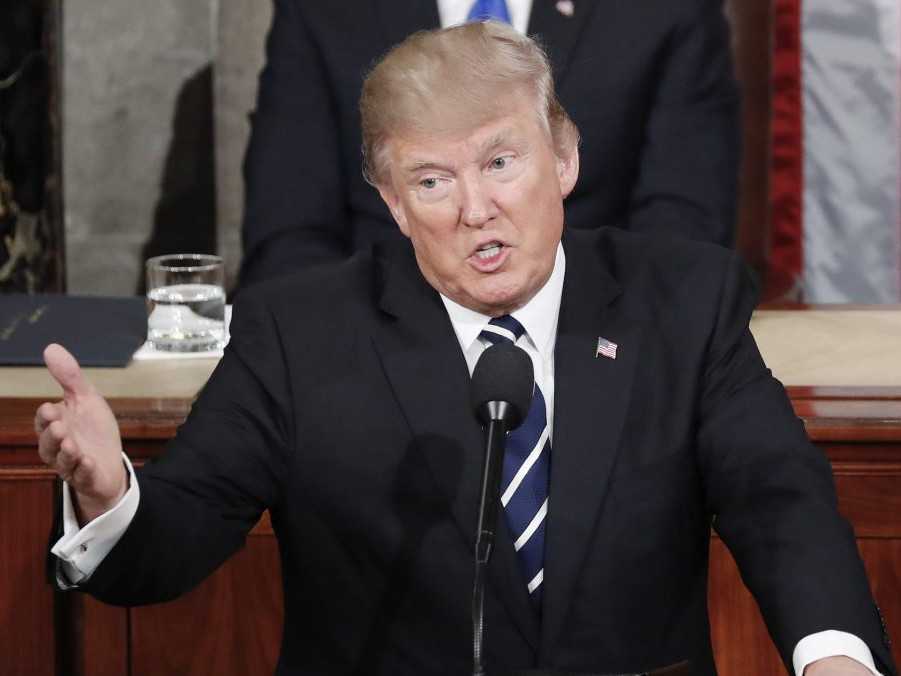 Na snímke Donald Trump.