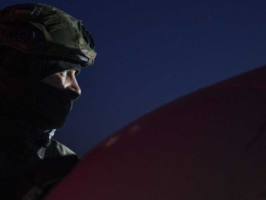 Na ilustračnej snímke ukrajinský vojak.