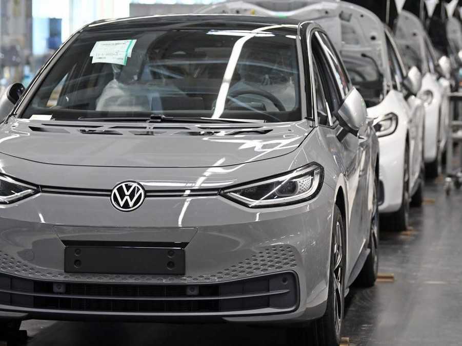 Výroba elektromobilov značky Volkswagen.