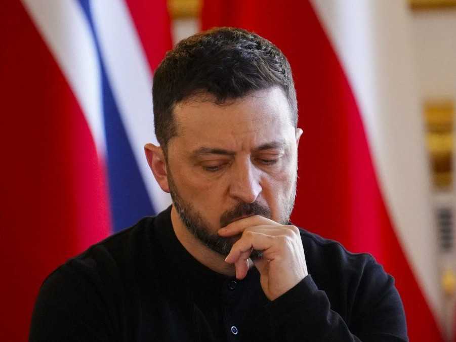 Ukrajinský prezident Volodymyr Zelenskyj.