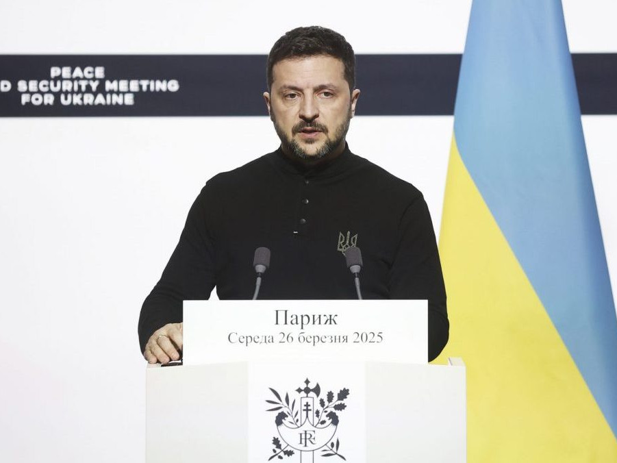 Na snímke ukrajinský prezident Volodymyr Zelenskyj.