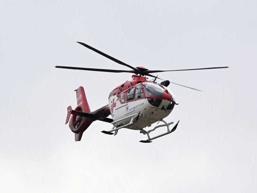 Ilustračná snímka záchranárskeho vrtuľníka.