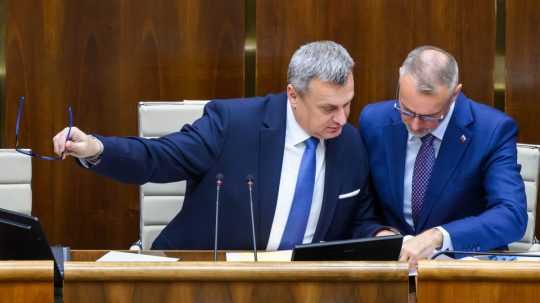 Zľava Andrej Danko a Richard Raši.