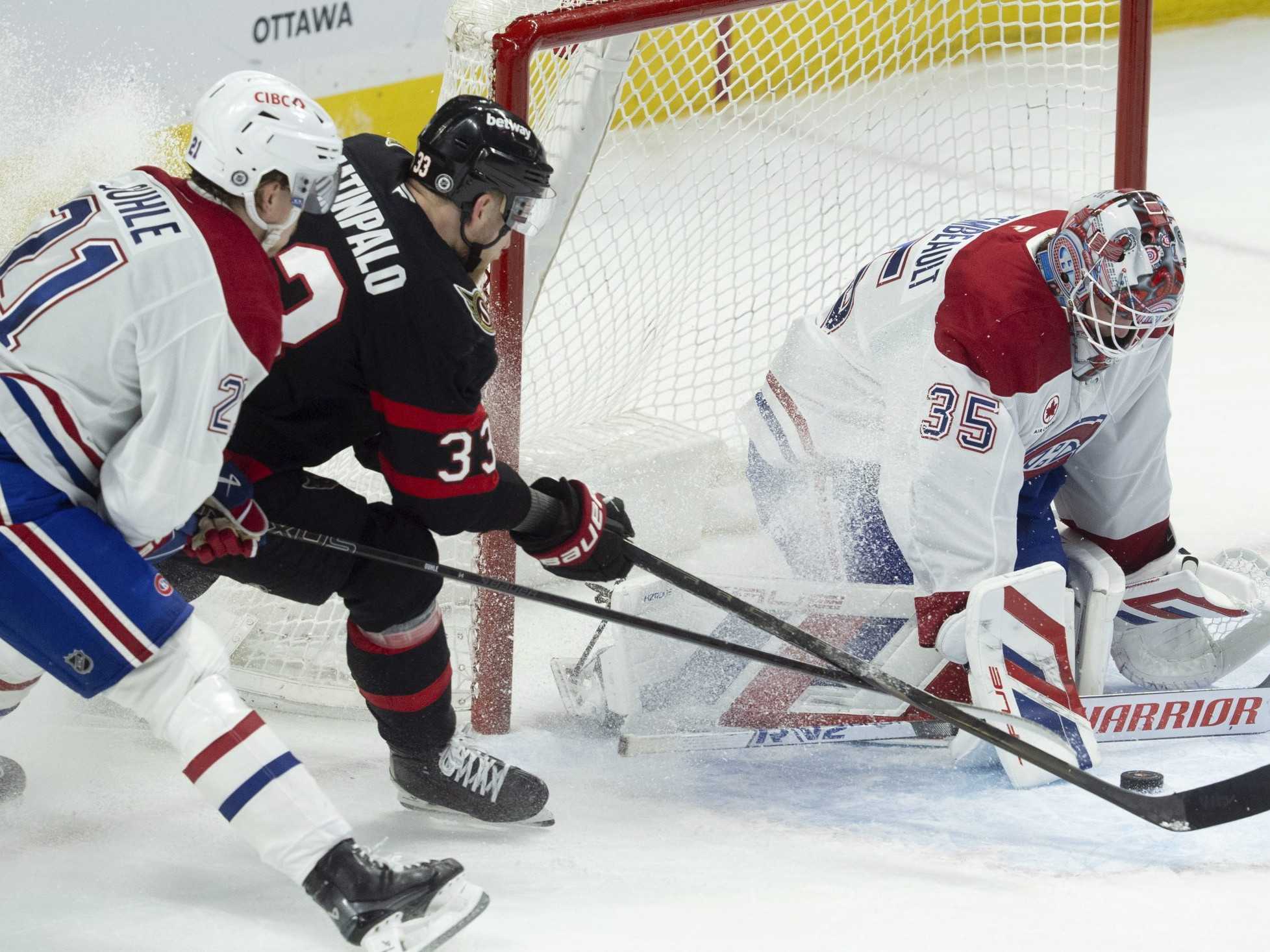 Montreal prehral s Ottawou.