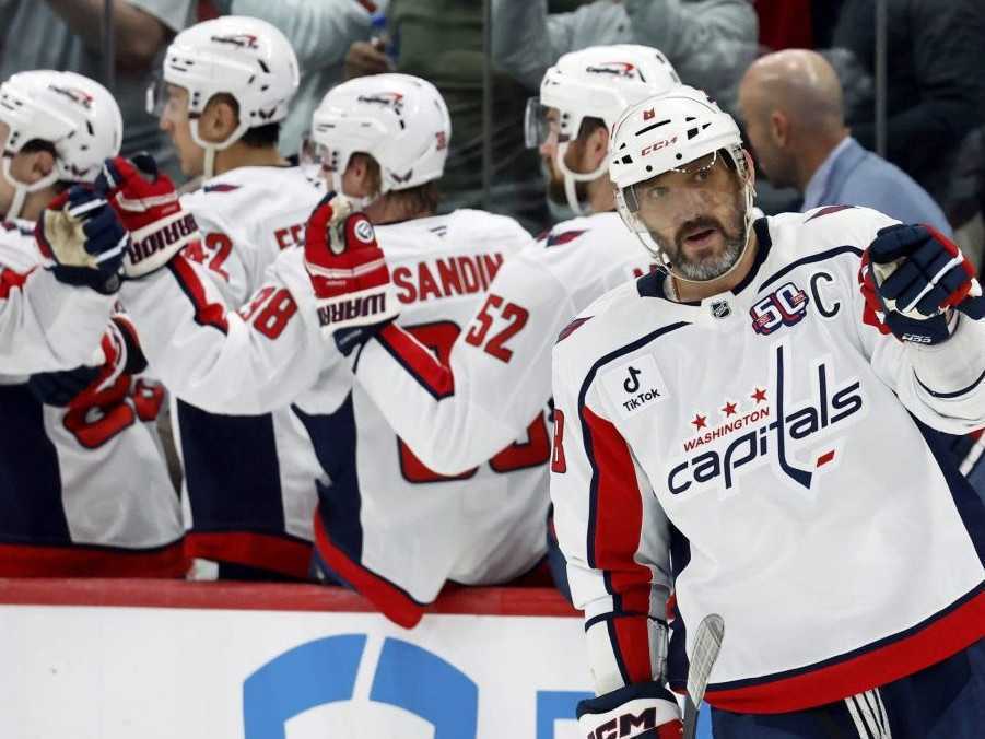 Na snímke Alexander Ovečkin.