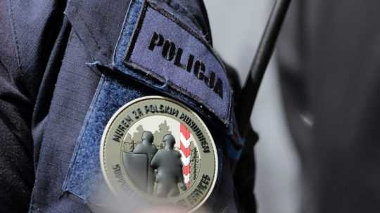 Uniforma poľského policajta.
