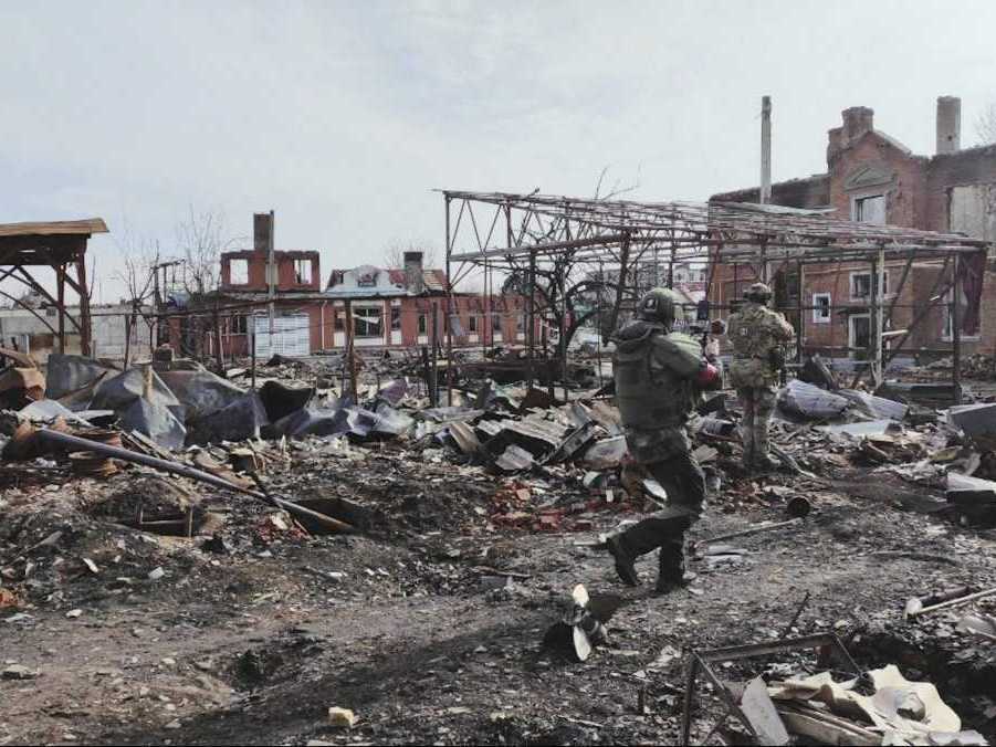 ruskí vojaci Sudža