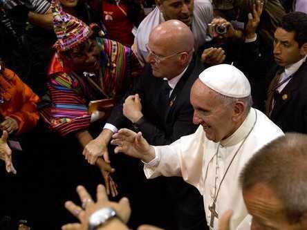 Pápež František v Bolívii