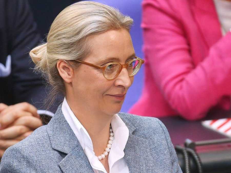 Líderka AfD Alice Weidel.
