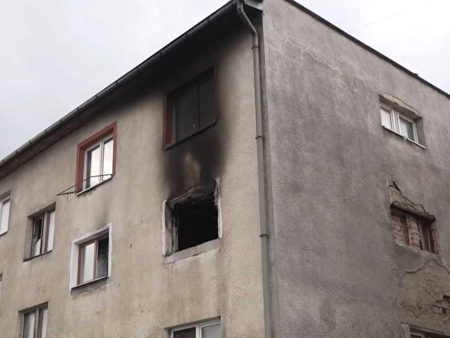 Zhorený byt v bytovom dome v Bardejove.