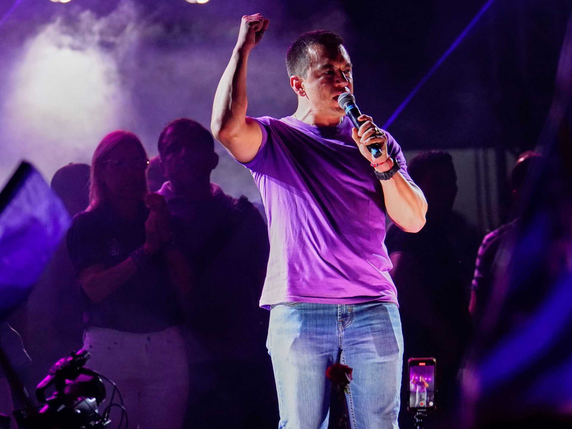 Na snímke Daniel Noboa.