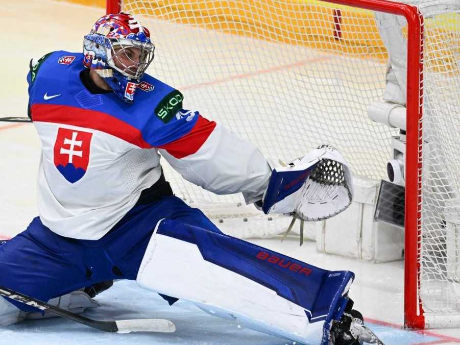 slovenský brankár Samuel Hlavaj