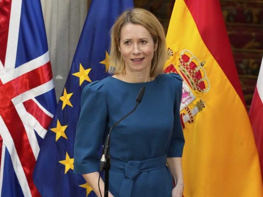 Na snímke Kaja Kallasová.