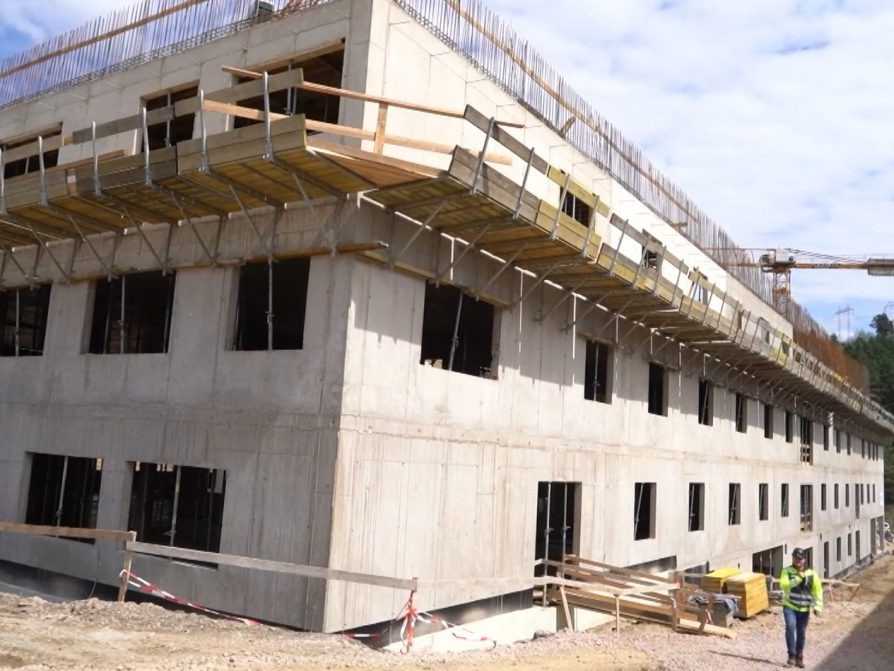 Výstavba nemocnice v Spišskej Novej Vsi.