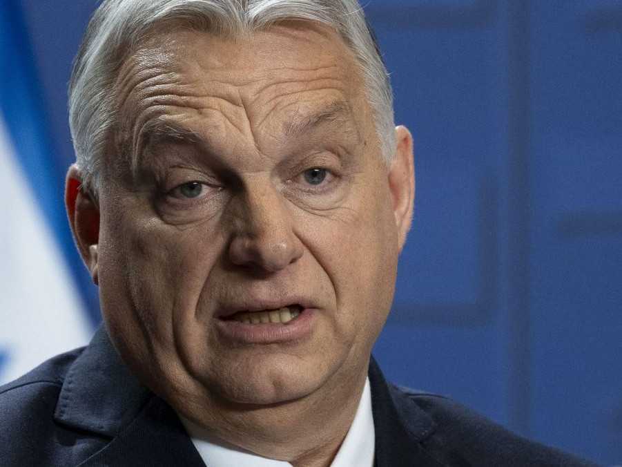 Na snímke maďarský premiér Viktor Orbán.