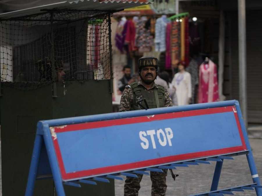 Na snímke miesto streľby.