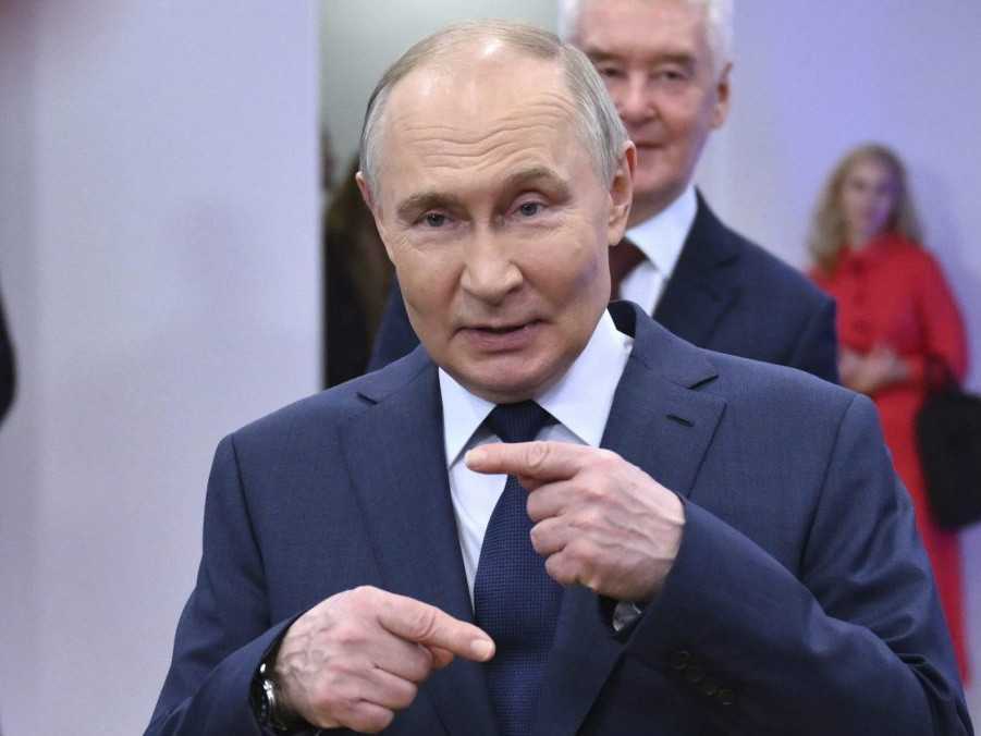 Na snímke ruský prezident Vladimir Putin.