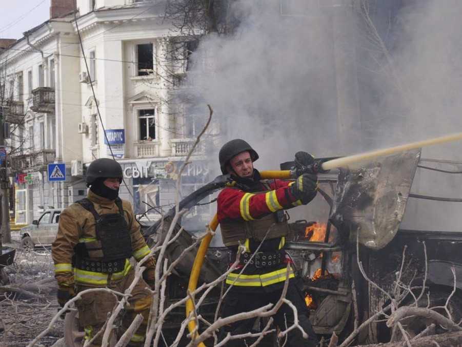 Záchranné zložky zasahujú v meste Sumy.